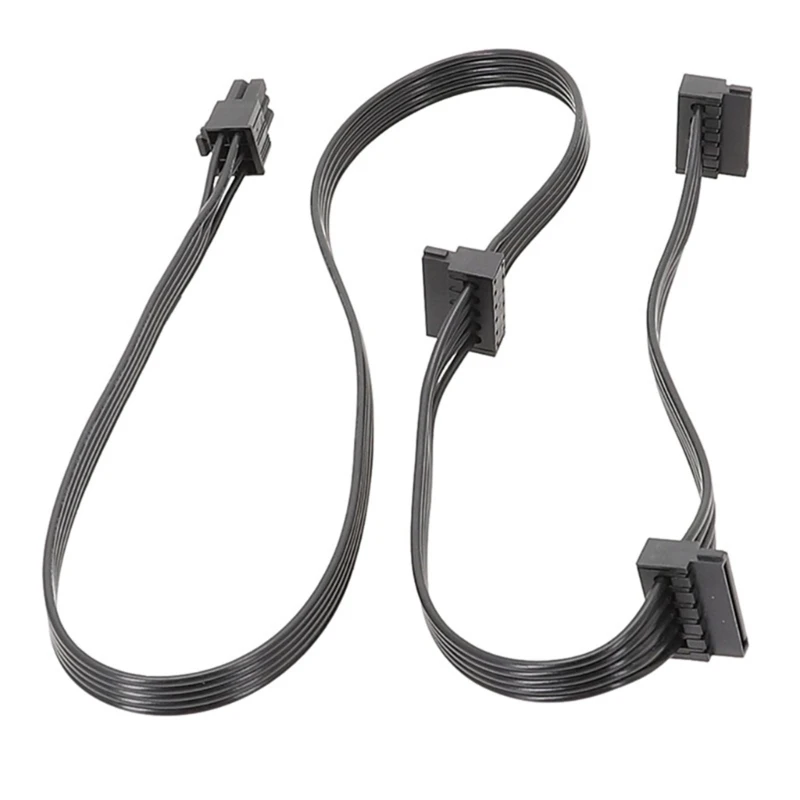 

Convenient 6Pin to SATAX3 Power Cable Compatible for Corsair RM RMX Power Modulars SATAPower Supply Cable Replacement