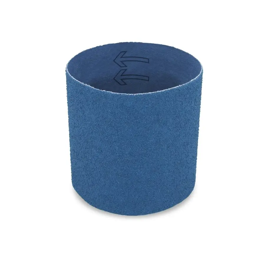 

PTX Zirconium Grinding Belt Sleeve 150 Grit Metal Grinder Tool Attachment 3.5 Diameter x 4 Wide, Pack of 10