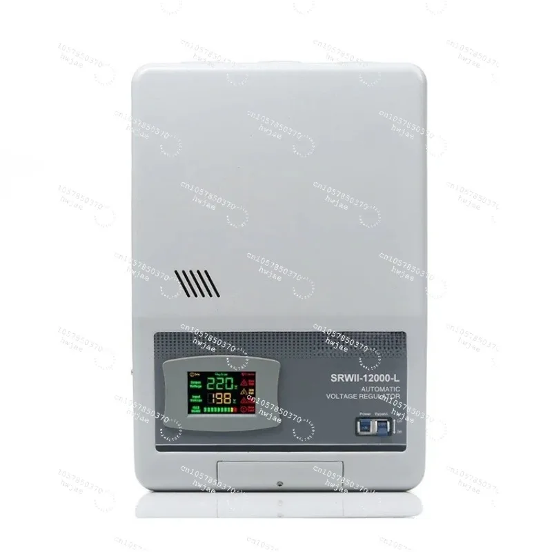 For 10000W 12KVA Voltage Stabilizer, 220V AC Automatic Electronic Regulator, LCD LED Display Home Equipment