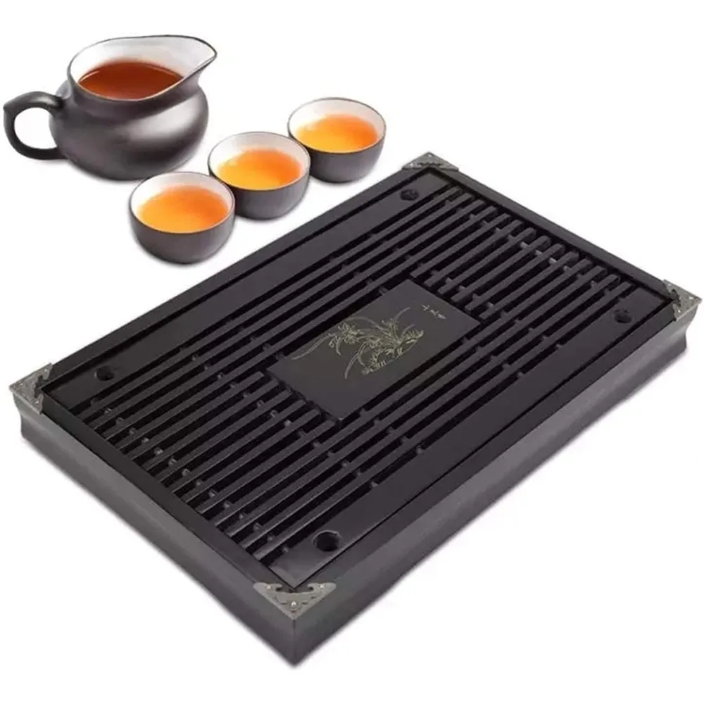 

Китайский поднос для чая Gongfu, поднос для чая, дренажный поднос для хранения воды, кунг-фу, чайный сервиз, ящик для чайной комнаты, настольный стол, китайская чайная комната C
