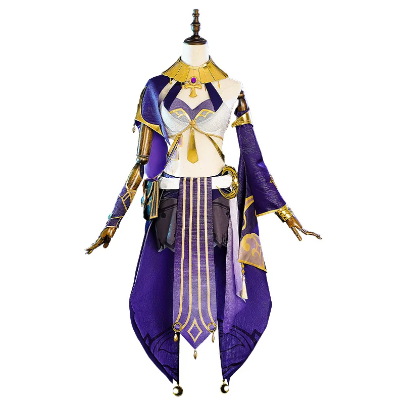 Hot Cosplay Pak Kostuum Spel Genshin Impact Candace Voor Halloween Carnaval Feest Evenement Anime Volwassen Cos Kerst