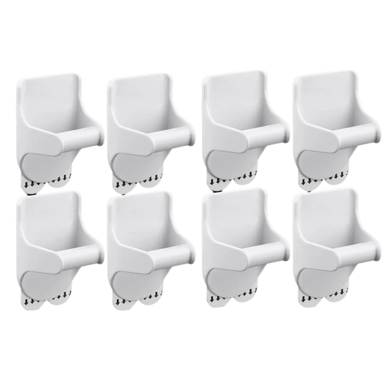 8Pcs Wall Mount Sprays Bottle Holder,No Damage Strong Adhesive Bottle Hooks Sprays Bottle Hanger, Bottle Rack-A57M
