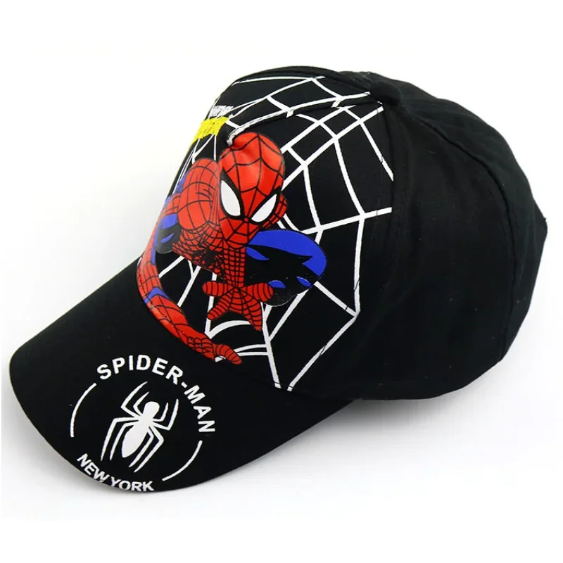 American Movie Superhero The Amazing Spider Man Hiphop Baseball Cap Captain America Camouflage Hat Trend Casual Child Peaked Cap