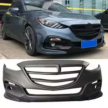 

2014-2016 KS STYLE PP MATERIAL FRONT BUMPER for 3 AXELA SEDAN/HATCKBACK BODY KIT