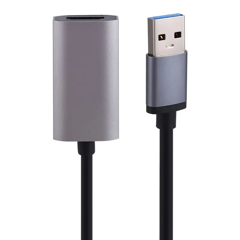 AED7-USB 3.0 To -Compatible Converter 1080P USB A To -Compatible Female External Graphics Video Card Adapter Cable