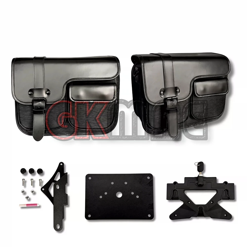 Fit For HYOSUNG Tactus 250 Motorcycle Modified Side Box Boxes Quick-release Waterproof Leather Panniers Helmet Bags Travel Bags