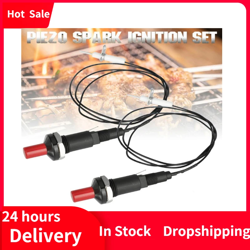 New Push Button Piezo Ignitor Igniter Spark Ignition Kit Stove BBQ Camping Hiking Outdoor Activities Gas Stove BBQ Replacement