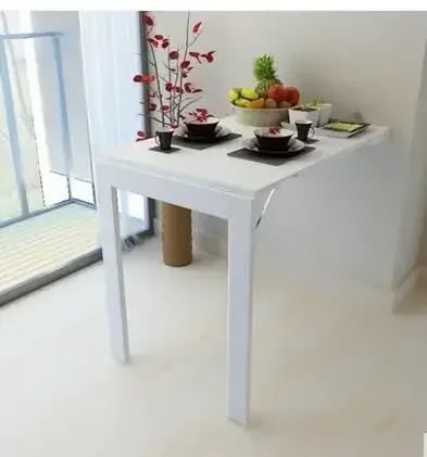 Folding table European style. Wall table. Small family wall desk. Computer desk. Office wall table.