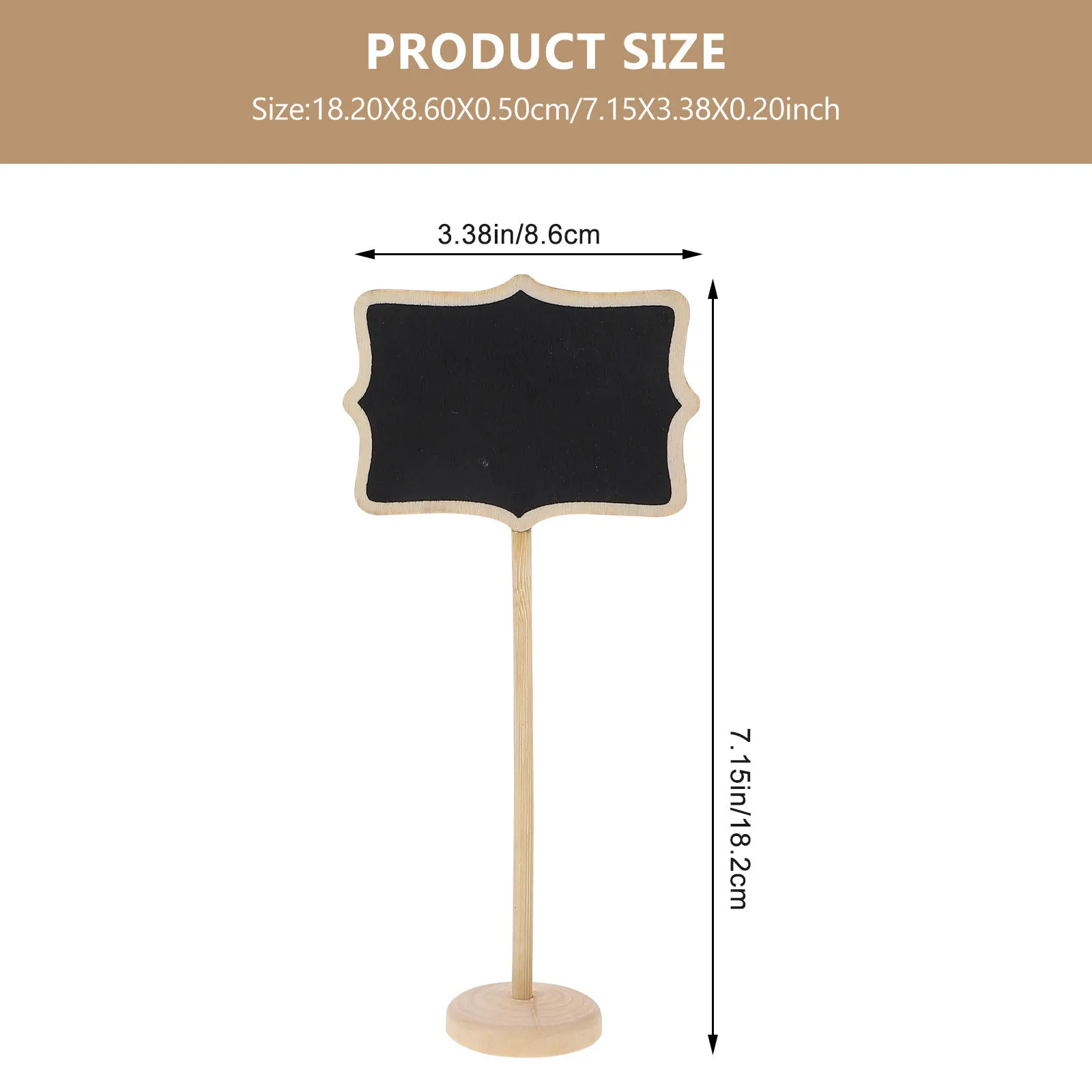 1 مجموعة صغيرة السبورة علامة مجموعة لوحة رسائل صغيرة لحفل الزفاف السبورة مذكرة خشبية لوحة رسم شعار الكرتون العرض