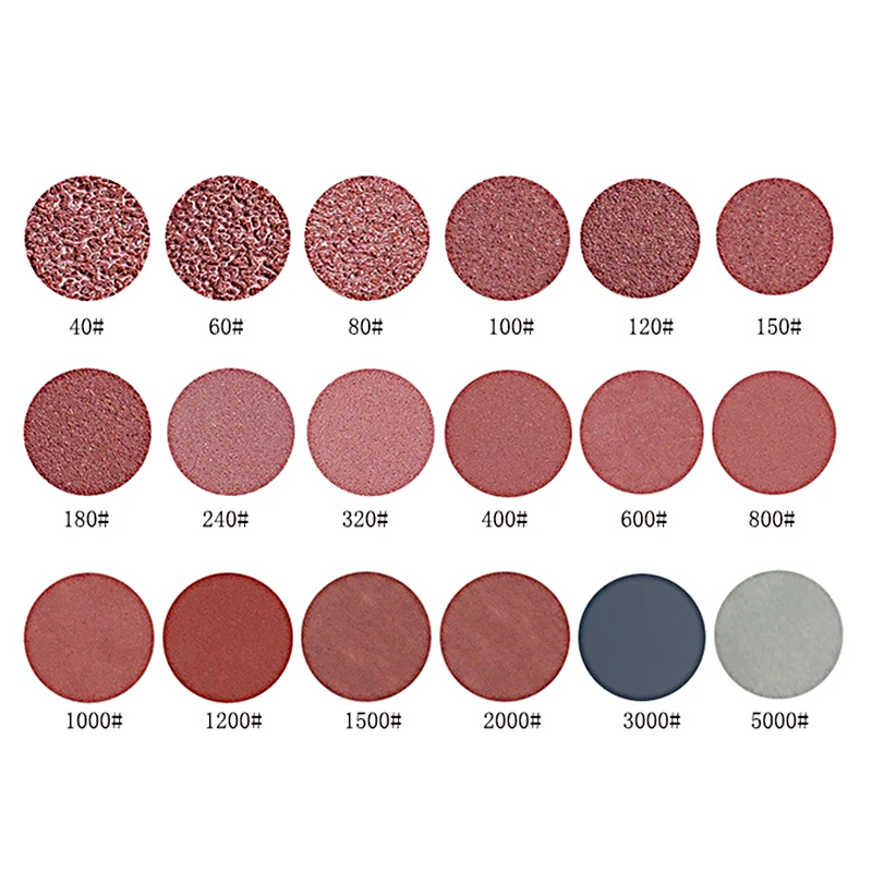 مجموعة ورق صنفرة لأعمال النجارة ، والكشط ، وإكسسوارات الميل ، شبكة معدنية ، مصقولة ، 40-60-80-7.5-من-من-من-إلى ، شبكة ، 5 ، 2 في ، 3 في