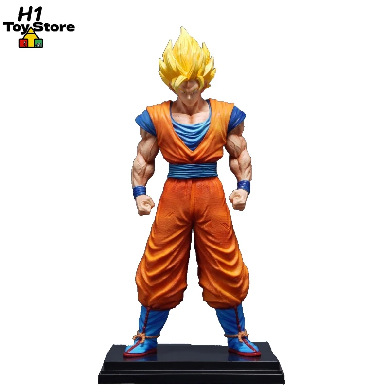 

Фигурка Супер Сайян 2 Гоку, 31 см, ПВХ, аниме-статуэтка, декор для рабочего стола, коллекционная модель для взрослых фанатов аниме, высококачественная модель в стиле аниме.