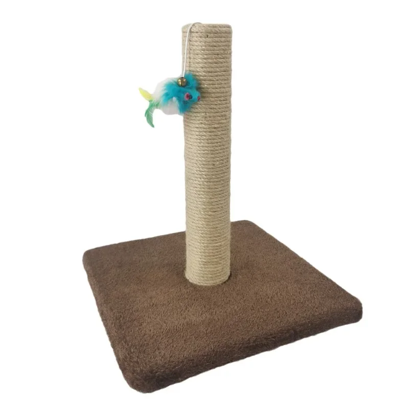 Pet hemp rope cat climbing frame cat nest bed room  scratch pillar scratch board scratch pad toy mouse