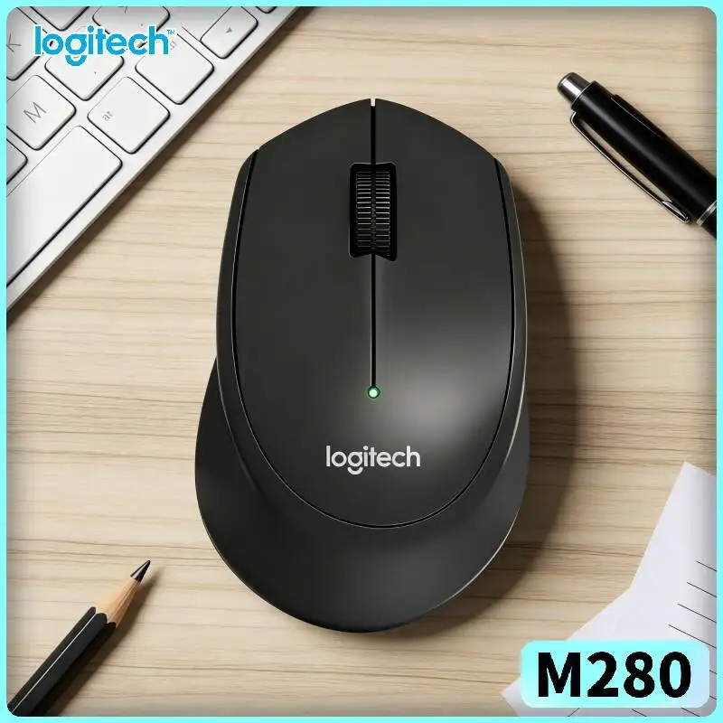 

Беспроводная мышь Logitech M280, 2,4 ГГц, наноприемник, 1000 DPI, удобный хват, 18 месяцев автономной работы, для домашнего ПК, ноутбука, Mac