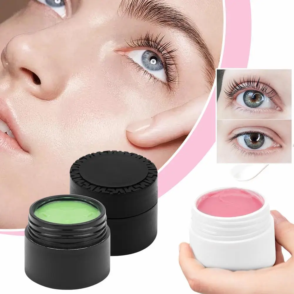 Removedor de pegamento de pestañas con sabor de fruta, herramientas de estimulación cero, extensiones de olor, crema de eliminación de maquillaje rápido, F2E8, 5g