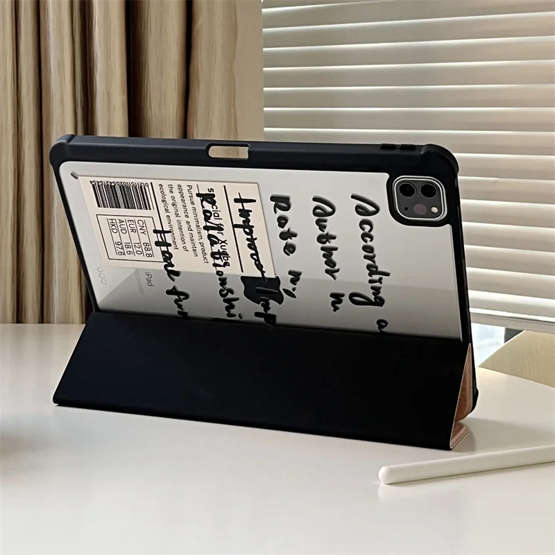 Retro Kraft Paper Protective Case For iPad 10.9/9.7/10.5/11 inch Pro 12.9 inch 2022 mini 6 Air 5/4 Cover with Pencil Slot Holder