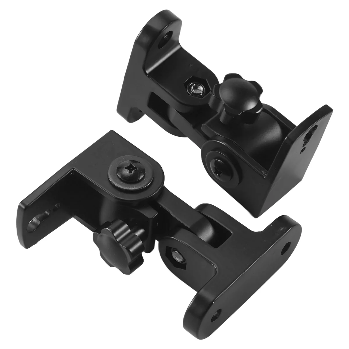 Speaker Wall Mount Bracket, Zinc Alloy Universal Surround Sound Wall Holder Stand(2 PCS)