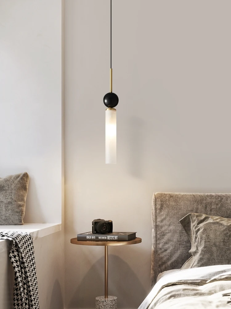 Imagem -03 - Luz Moderna Minimalista Cabeceira Pingente Mesa de Bar Varanda Estudo Longa Linha Quarto Principal g9