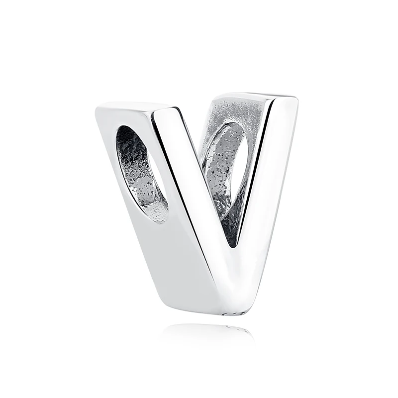 Original 925 Sterling Silber Charms Perlen 12 Sternzeichen A-Z Buchstaben Jungfrau Widder Passend für Markenarmbänder Halsketten Schmuck für Frauen