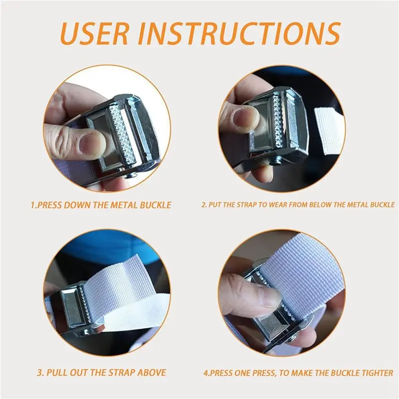 B84B-2Pcs 33-Foot Long Twin Bed Connector,2 Inch Twin Bed Connector Strap, Mattress Splicer, Adjustable Metal Buckle