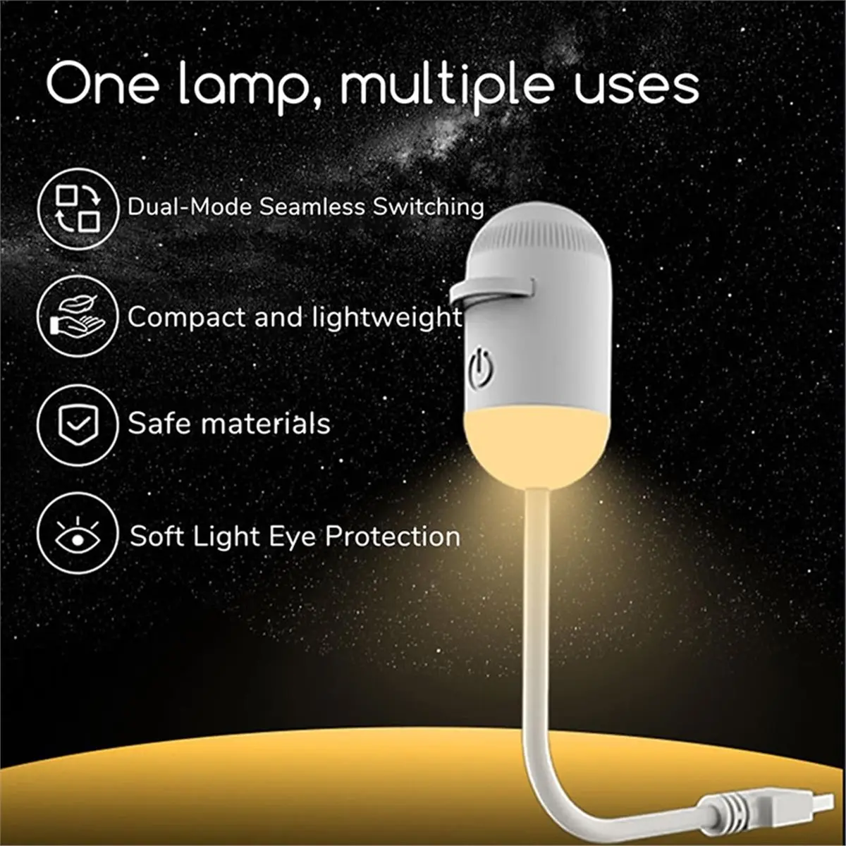 giftnew Mini Galaxy Star Projector - Dual Function Night Light for Home and Car, Ideal for Children