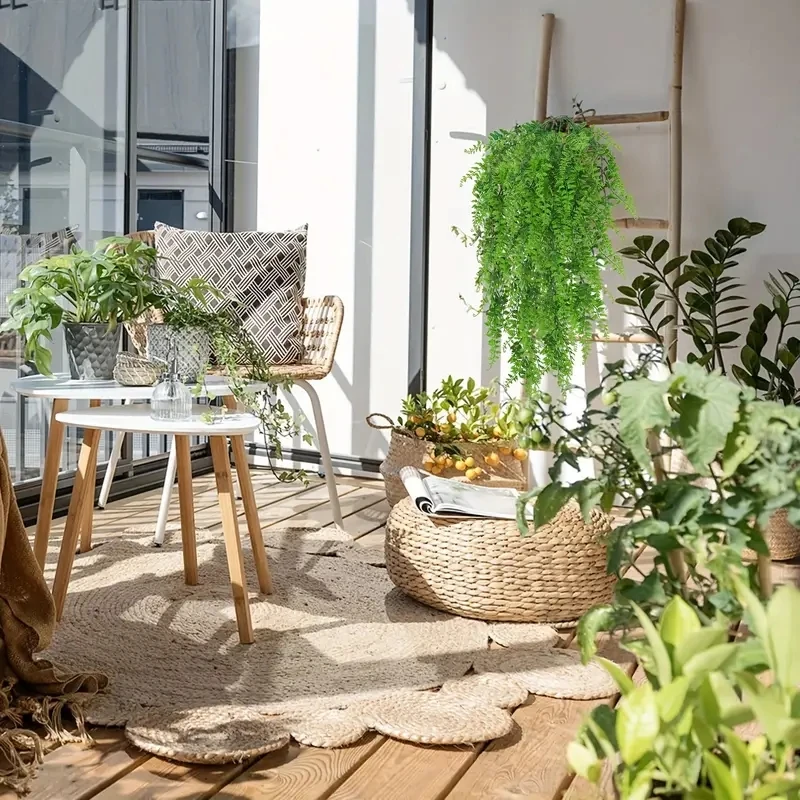 1/3PCS Künstliche Hängende Pflanzen Farn Rebe Gefälschte Grünpflanze für Haus Wand Zimmer Garten Frühling Hochzeit Girlande DIY Hoom Dekore – Detail 16