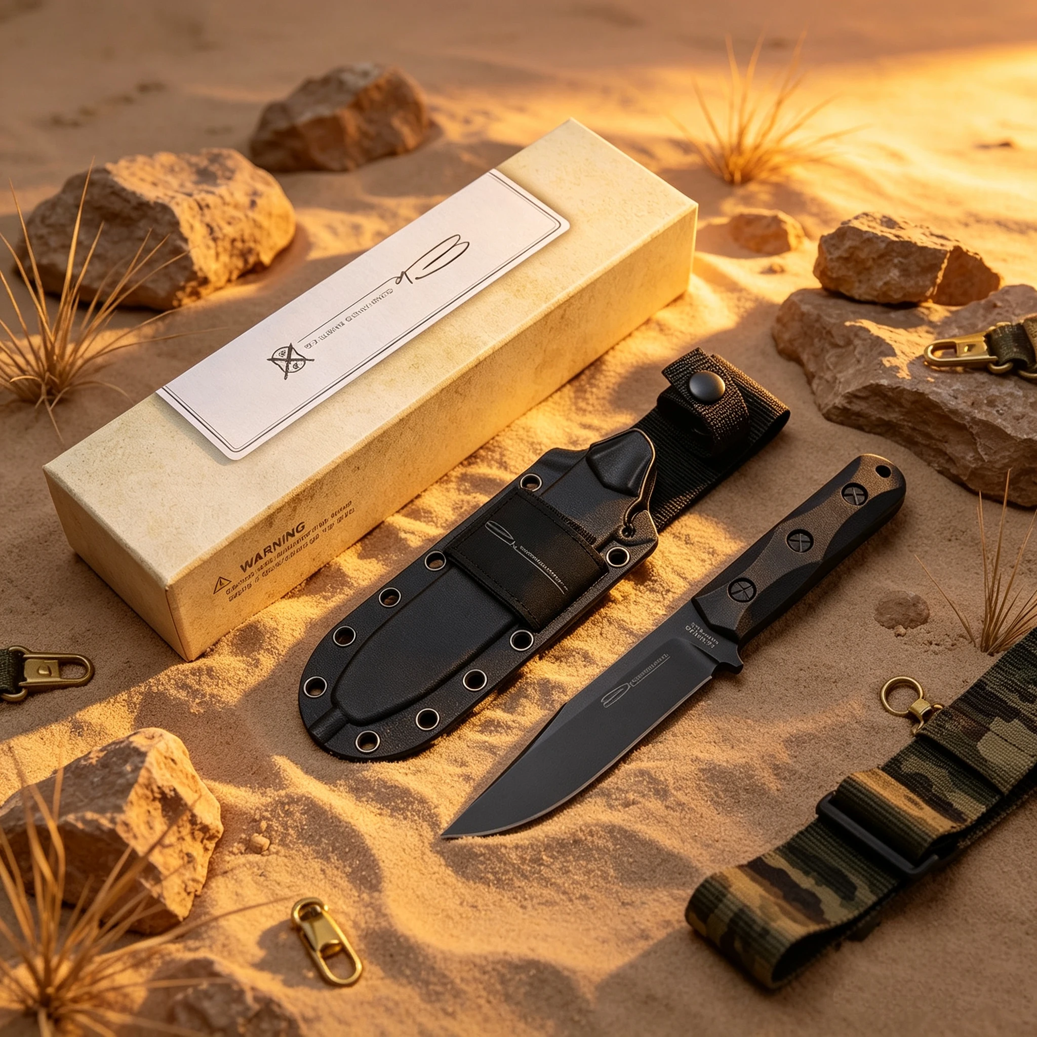 EK50 Compact Mini Straight Knife High-Hardness Integral Steel 1095 High-Carbon Steel Outdoor Camping Use Small Straight Knife