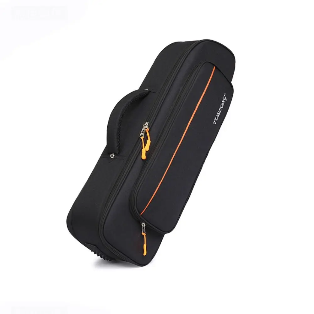 Black Musical Instruments Trumpet Bag Oxford Cloth Waterproof Thicken Backpack Brass Instruments Parts Soft Storage Case