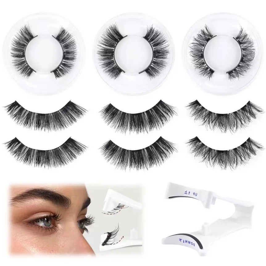 Hot-Selling False Eyelashes Magnet Eyelashes Natural Style Magnetic Eyelash Set Mioumei