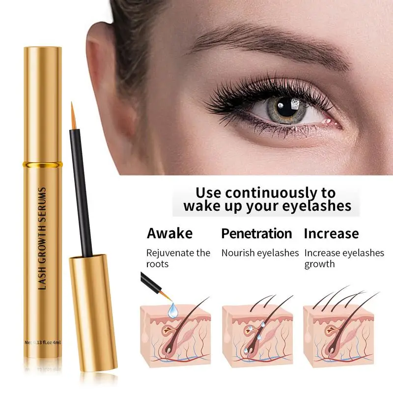 Fast Eyelash Growth Serum Natural Eyelashes Eyebrows Enhancer Fuller Thicker Lashe Hair Growth  Eyelash Lotion Lash Enhancers