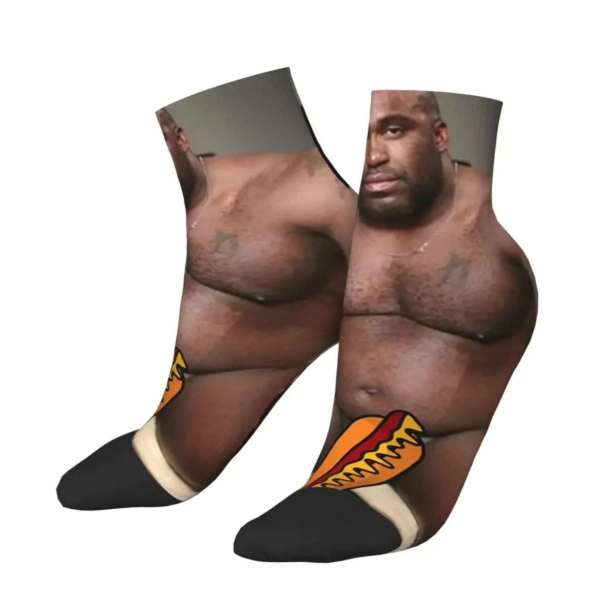 Big Dick Black Guy Meme Barry Wood Socks Harajuku High Quality Stockings All Season Socks Accessories for Man's Woman's Gifts