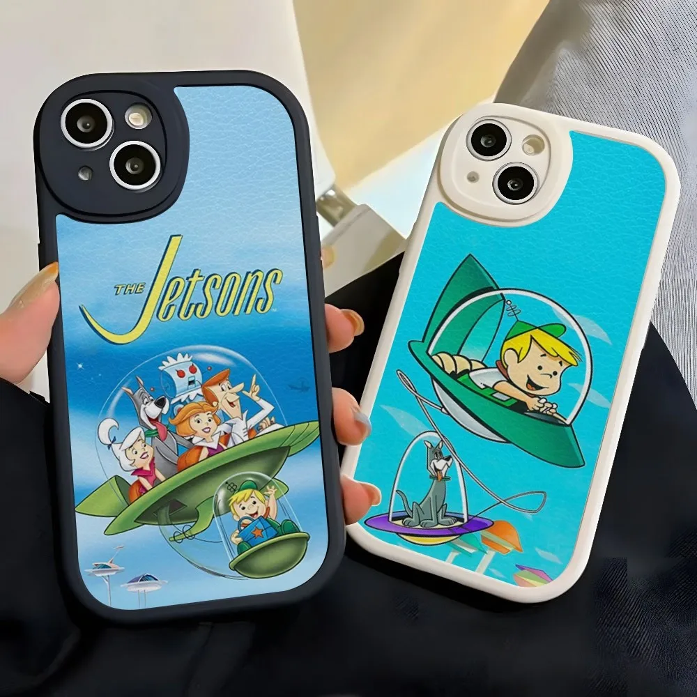 

Мультяшный чехол для телефона T-The J-Jetsons для Iphone 15 14 Pro Max 13 12 11 Mini X Xr Xs 8 7 Puls, силиконовый чехол из овечьей кожи