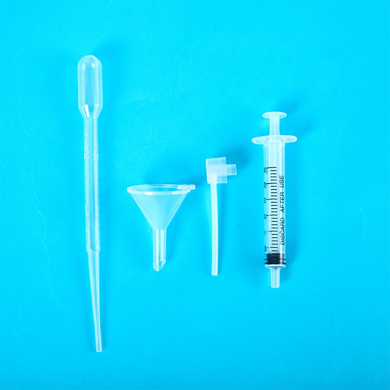 4Pcs/Set Perfume Refill Tools Set Plastic Diffuser Syringe Straw Dropper Funnel Spray Dispensing Required Cosmetic Tools