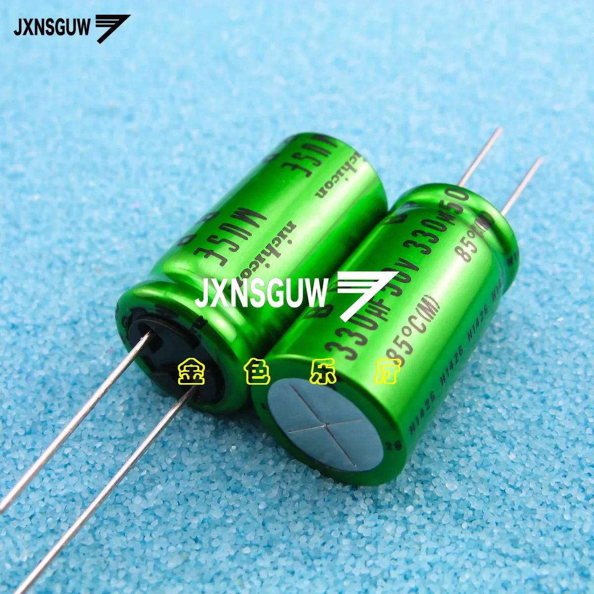 10PCS UES1H331MHM NICHICON MUSE BP 50V330UF 16X31.5MM Green Non Polar 330uF 50V Audio Electrolytic Capacitor ES 330uF/50V