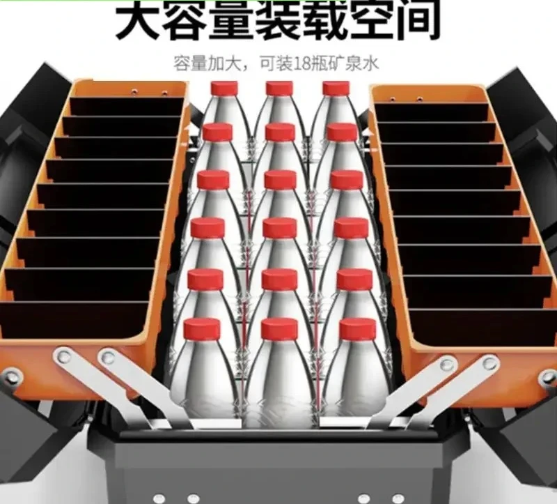 Double open portable toolbox storage box for household multifunctional maintenance, large car hardware tools