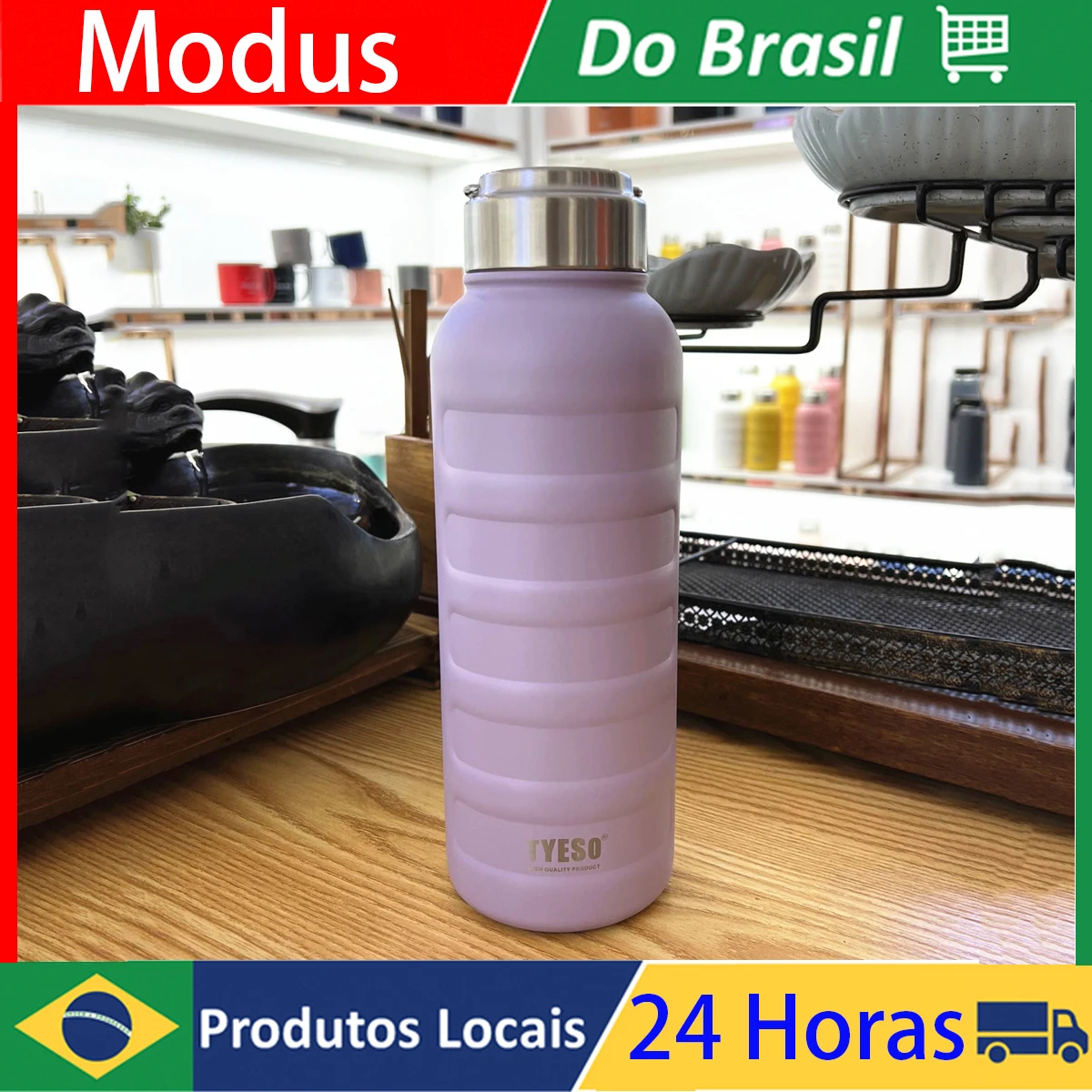 Thermos Water Bottle Double Stainless Steel Vacuum Flask Mug Portable Outdoor Fitness Sports Drinks Cup