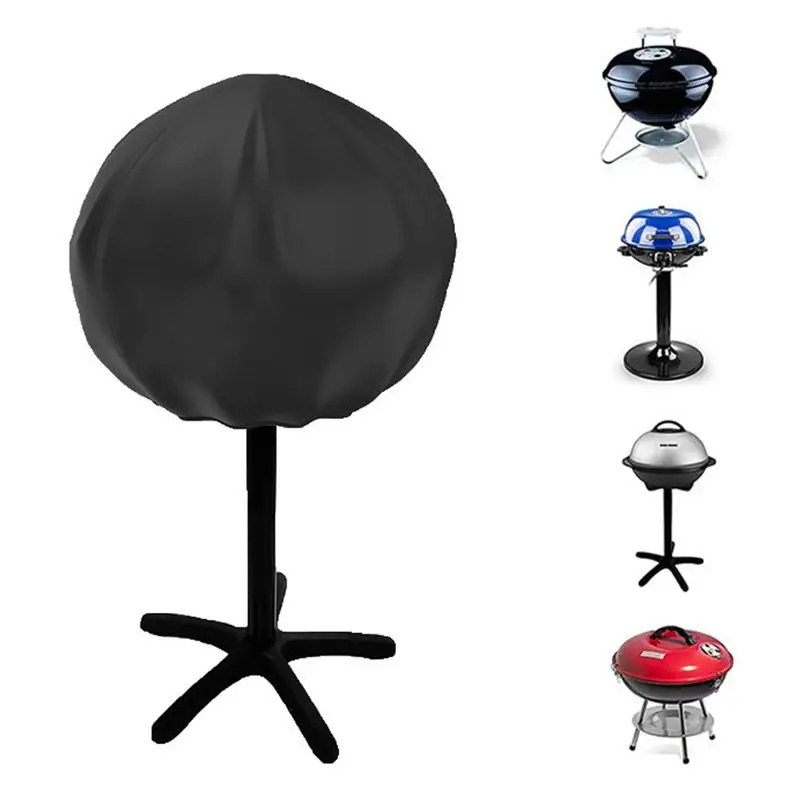 Electric Grill Cover For George Foreman Small Round BBQ Grill Cover Waterproof Fan Covers Outdoor Heavy Duty Suits  barbecue