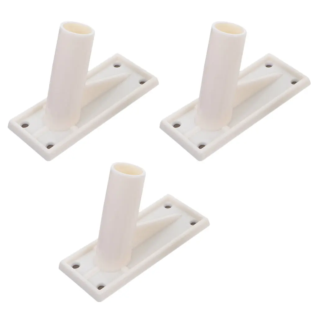 

3Pcs Flag Rigging Flag Pole Bracket Car Stands Selfadhesive Flag Fix Base rack Wall-mounted Flag Base Rack multiuse