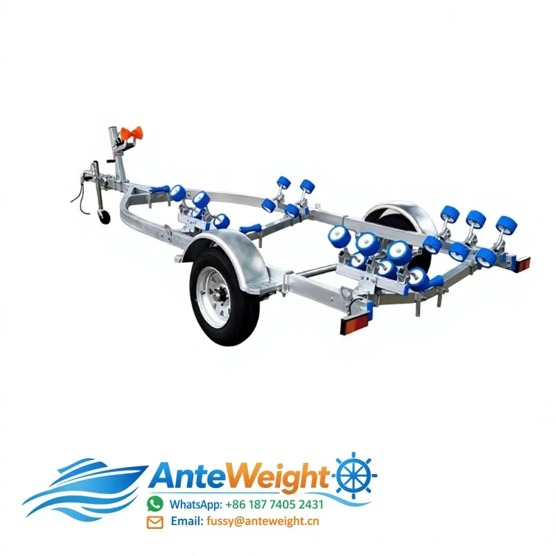 Marine Trailer Hot Dip Galvanized Anti-Corrosion Boat Trailer