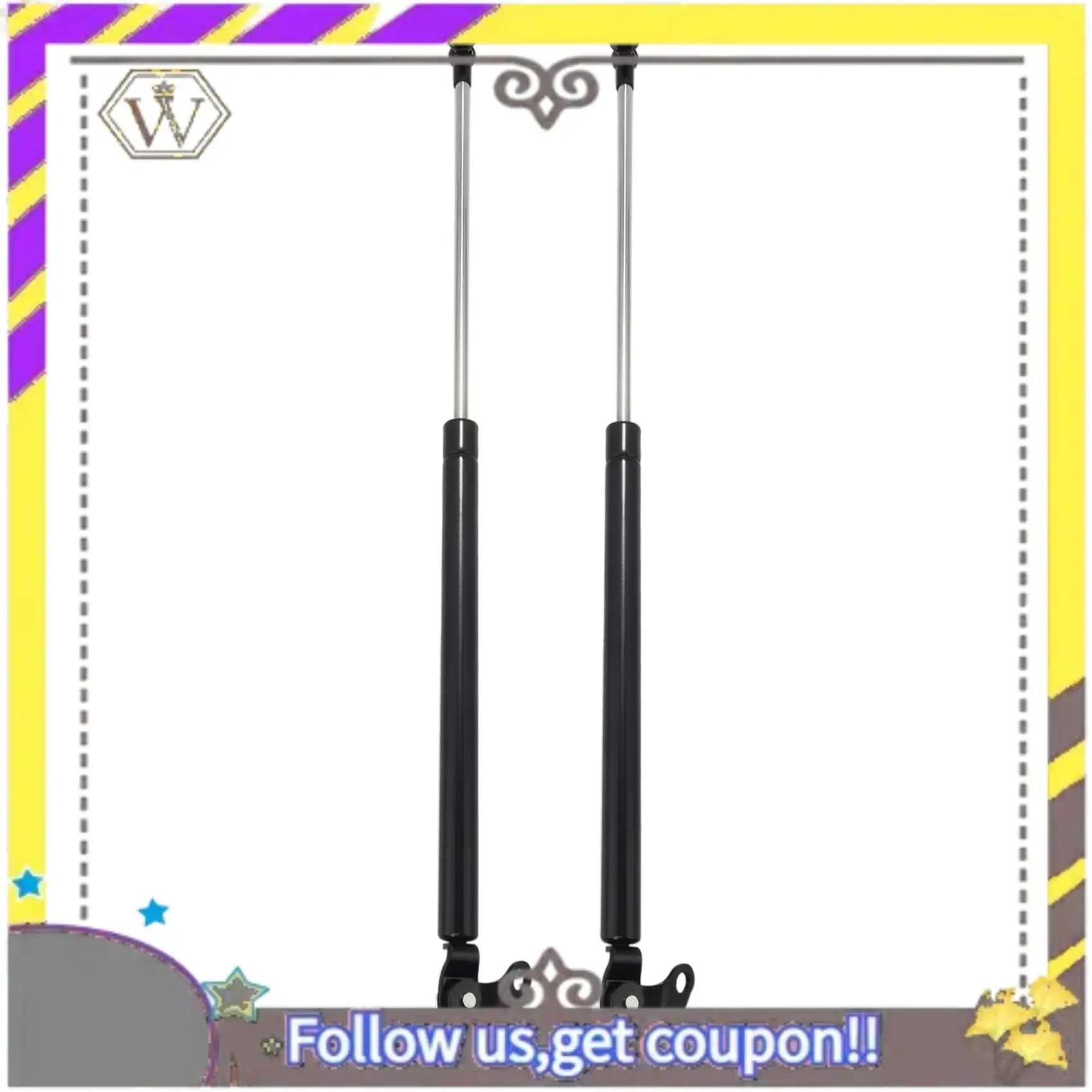 ABXV-Tailgate Liftgate Rear Hatch Lift Supports Shock Struts For Toyota Land Cruiser Landcruiser 100 Series Lexus LX470 1998-200