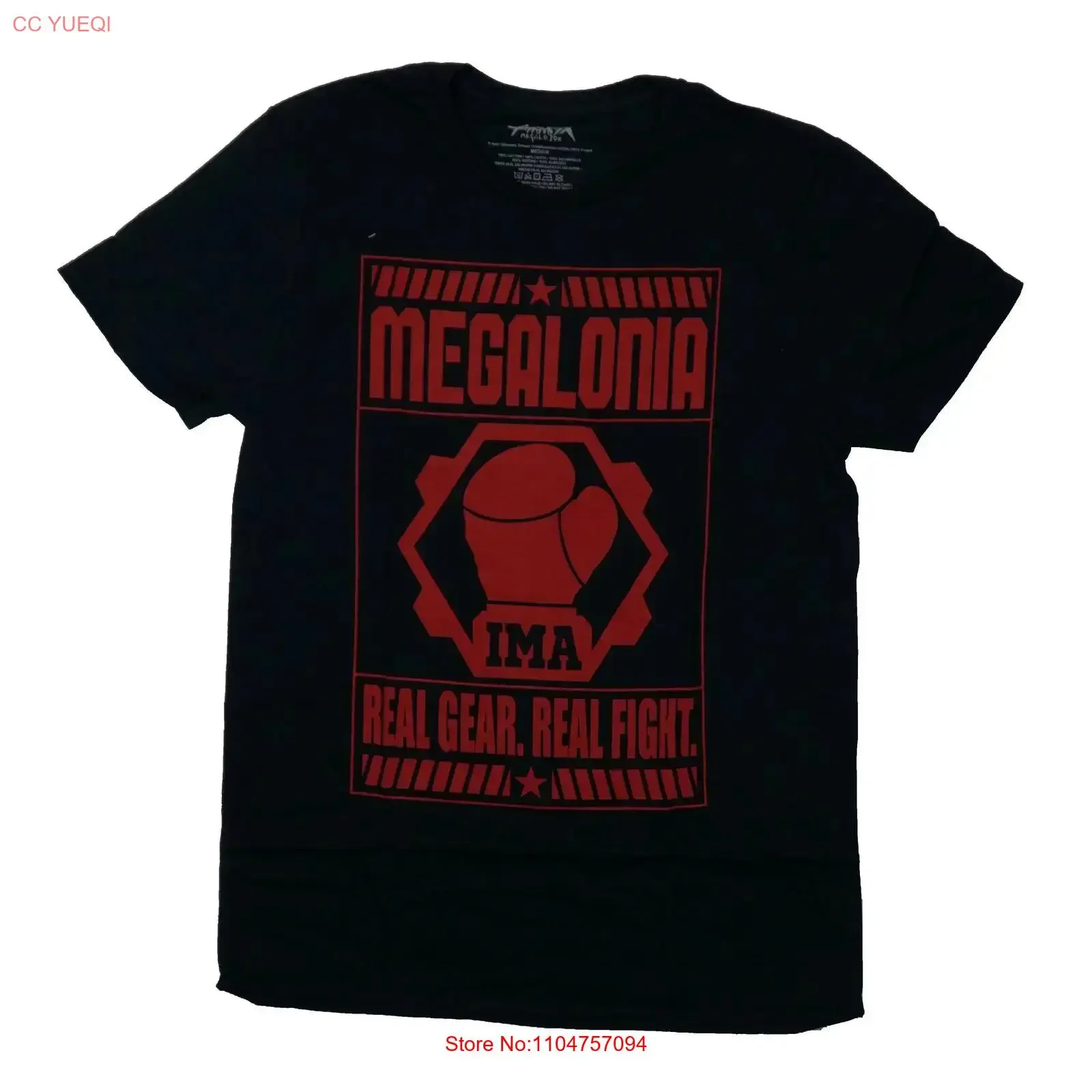 Megalobox New Adult T Shirt Megalonia Real Gear Fight IMA vintage Washed Versatile Top For Everyday Wear Comfortable