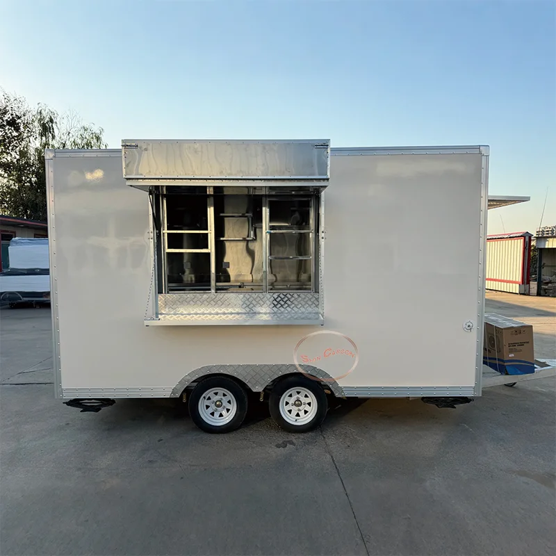 

Outdoor Food Truck, Simple and Practical Appearance