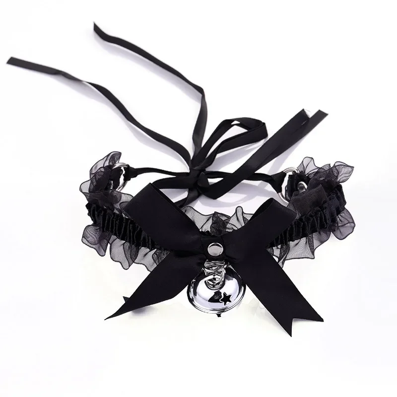 Cat ears bell headband lace collar set Christmas cosplay sexy accessories cosplay ears