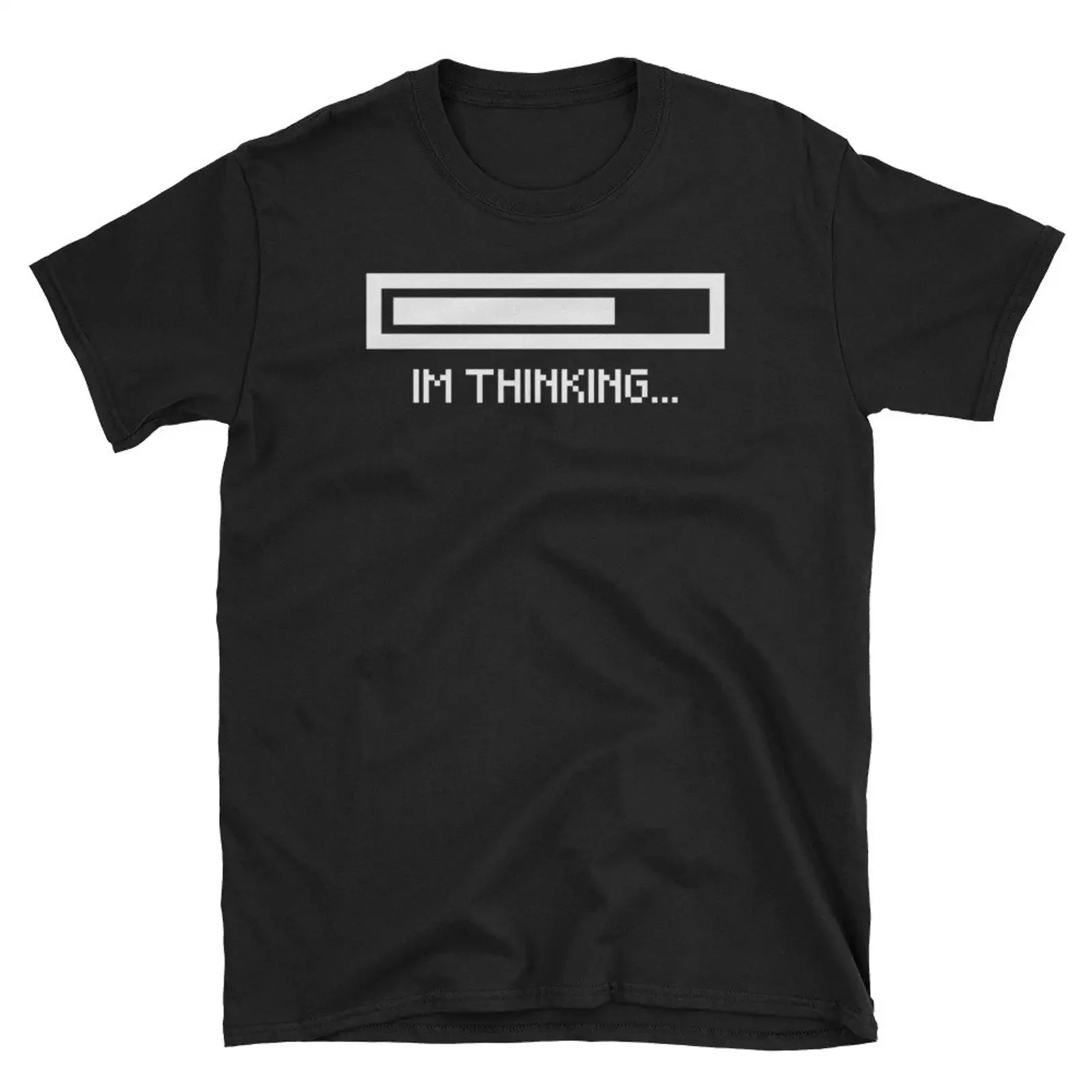 Funny Computer T Shirt Buffering Technician System Admin vintage Washed homme designer clothes graphic Breathable Comfortable