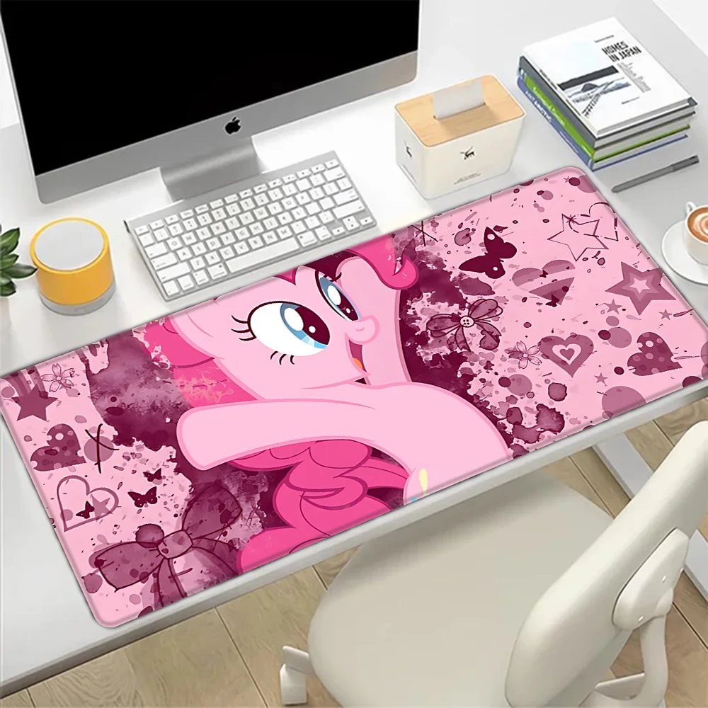 Cartoon My Little P-Ponys Mousepad HD Printing Computer Gamers Locking Edge Non-slip Mouse Pad XXL90x40cm Keyboard PC Desk Pad