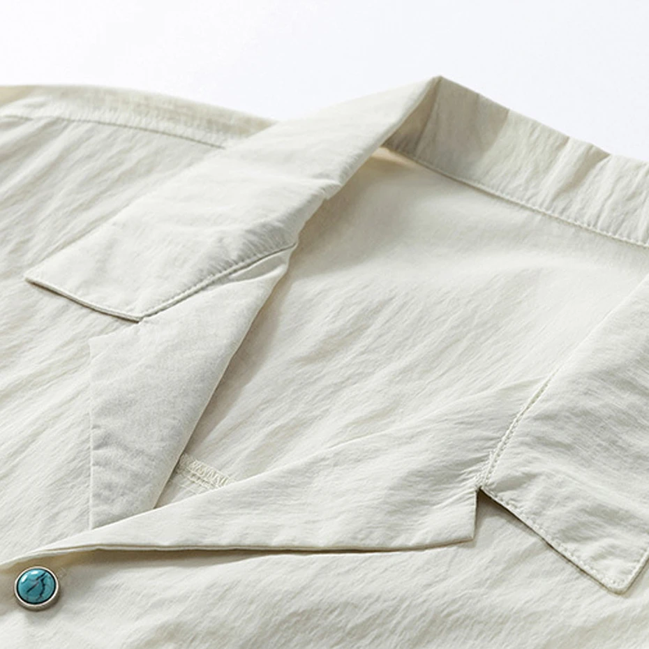 Summer Cargo Shirts Men 8XL Plus Size Short Sleeve Shirts Fashion Casual Solid Color Shirts Male Summer Tops Big Size 8XL