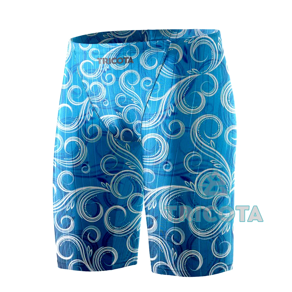 

Rash Men Swim Jammer Swimwear Durable Athletic Training Endurance Swimming Trunks Summer Beach Pants Breathable Surfing Shorts