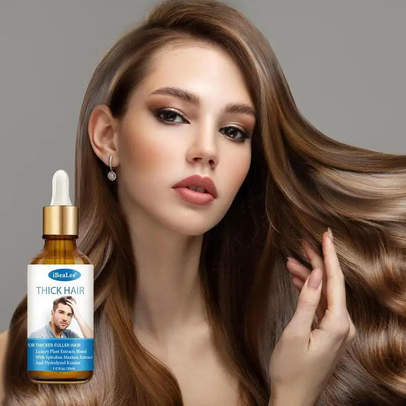 Spray para espessamento capilar para homens e mulheres, essência reparador capilar, cabelo e crescimento danificados secos, séruns para cuidados capilares, 30ml