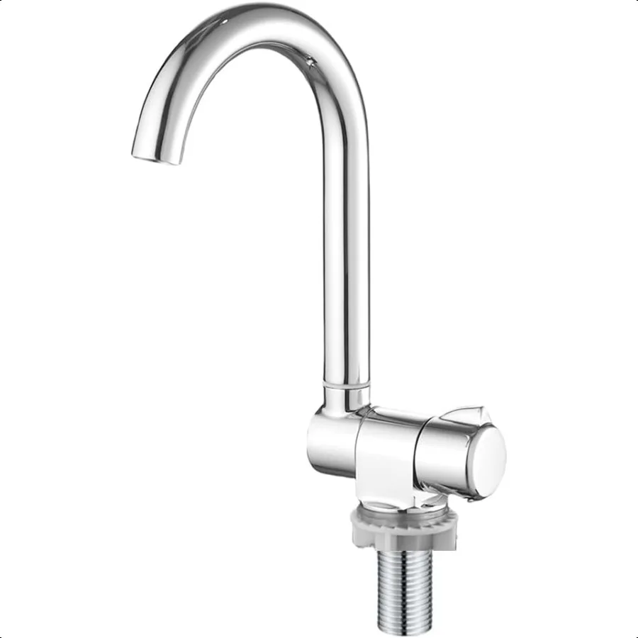 

RV Sink Basin Faucet Marine Cold Water Faucet Kitchen Folding RV Replacement Accories for Home Caravan Yacht Boat Camping Wall