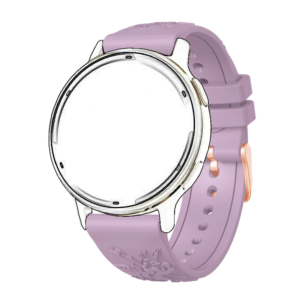 20 مللي متر الفرقة لهواوي ساعة GT 3 2 42 مللي متر GT3 برو 43 مللي متر لينة سيليكون سوار لسامسونج غالاكسي ساعة 7 6 5 4 40 مللي متر 44 مللي متر حزام