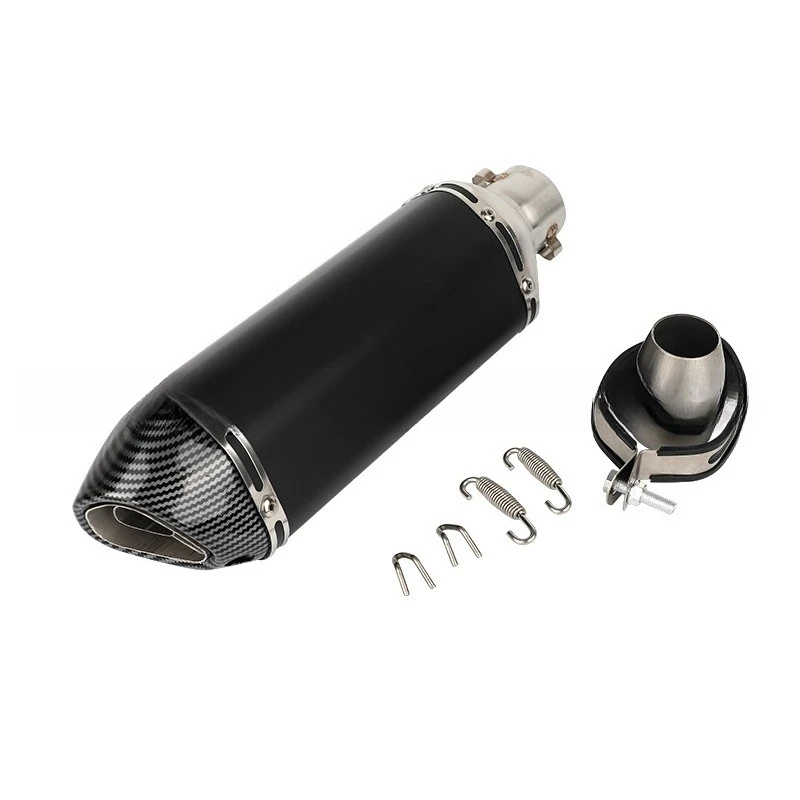 

Motorcycle modified exhaust pipe, hexagonal large flower exhaust pipe, imitation carbon fiber exhaust pipe